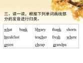 人教版（PEP）五年級(jí)英語(yǔ)下冊(cè)專項(xiàng)復(fù)習(xí)二語(yǔ)音與詞匯習(xí)題課件