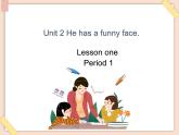 重大版小学四年级上册英语课件unit 2 he has a funny face lesson 1 课件