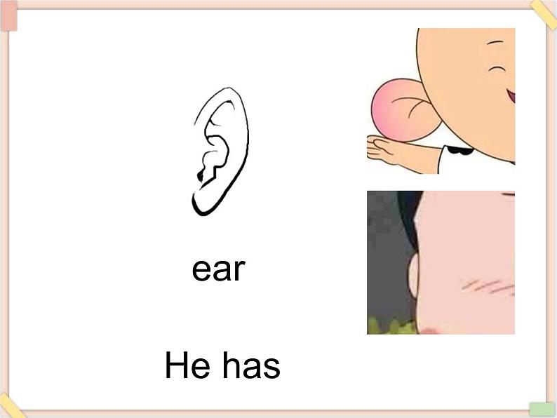 重大版小学四年级上册英语课件unit 2 he has a funny face lesson 2 课件05