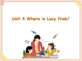 重大版小学四年级上册英语课件unit 4 where is lucy from？lesson1 课件