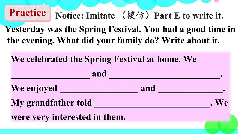 湘少英語6年級上冊 Unit 4 第三课时（Part E，Part F） PPT课件08