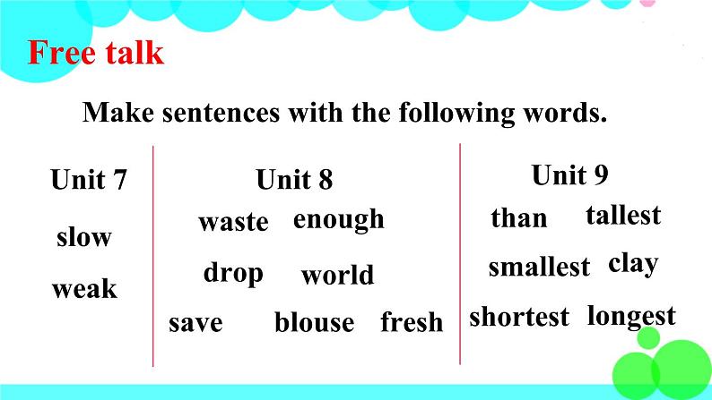 湘少英語6年級上冊 Assessment Ⅲ PPT课件03