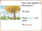 四年级上册英语课件-Unit 2 lesson 2 what season is it now？ ∣川教版(三年级起点)（17张ppt）