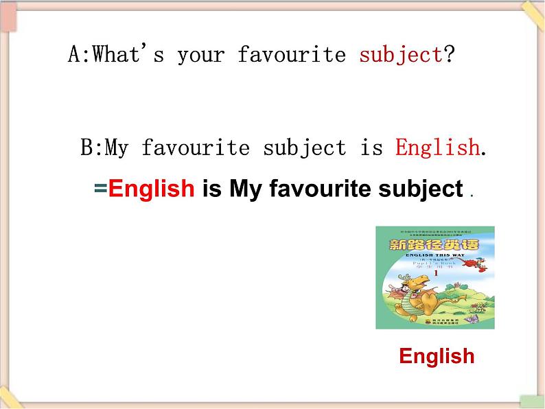 五年级上册英语课件-Unit 1 lesson 3 what subject do you like best？ ∣川教版(三年级起点)03