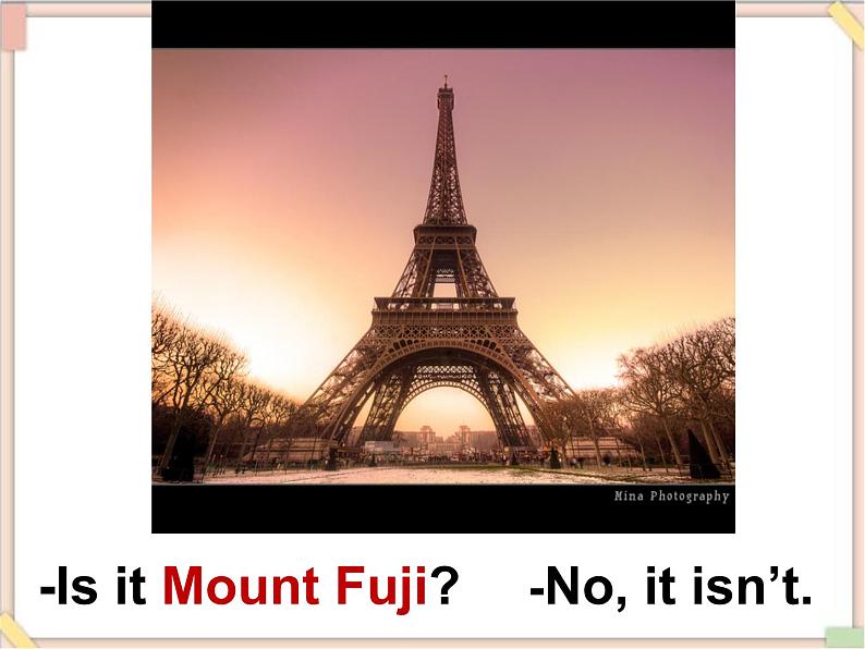 五年级上册英语课件-Unit 2 lesson 3 where is the eiffel tower？ ∣川教版(三年级起点)07