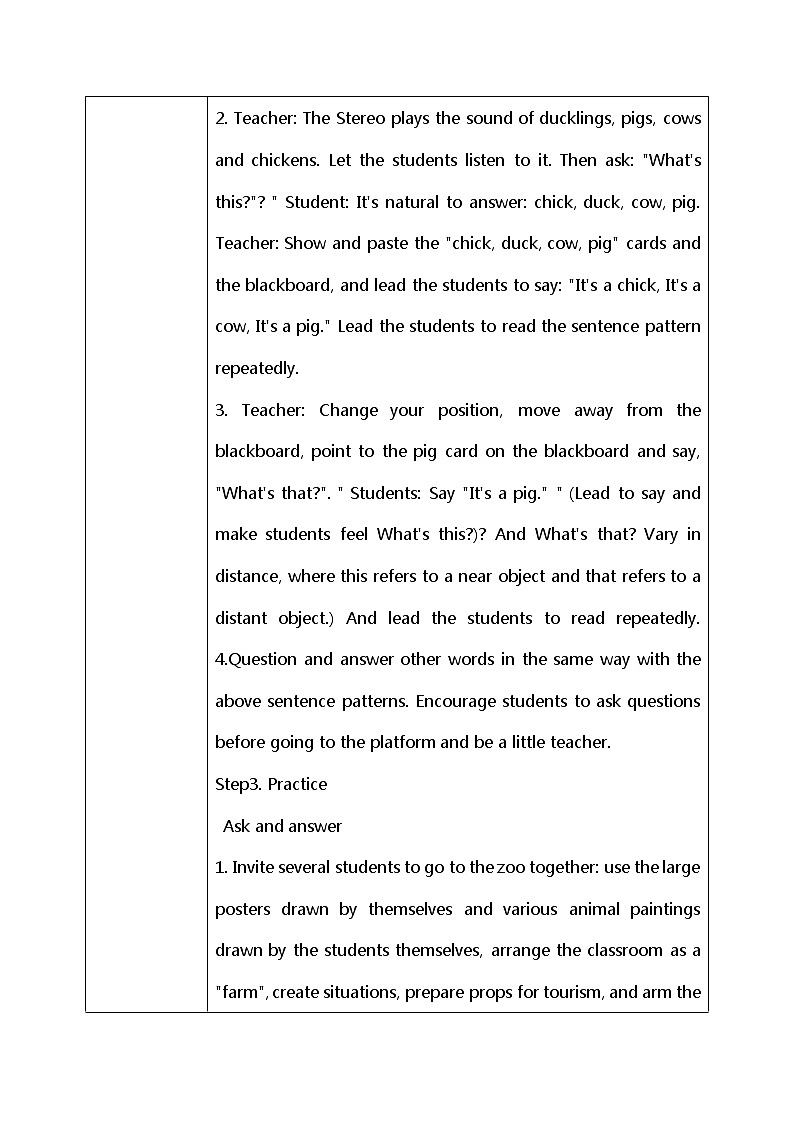 Module 4,Unit 1 On the farm课件PPT+教案02