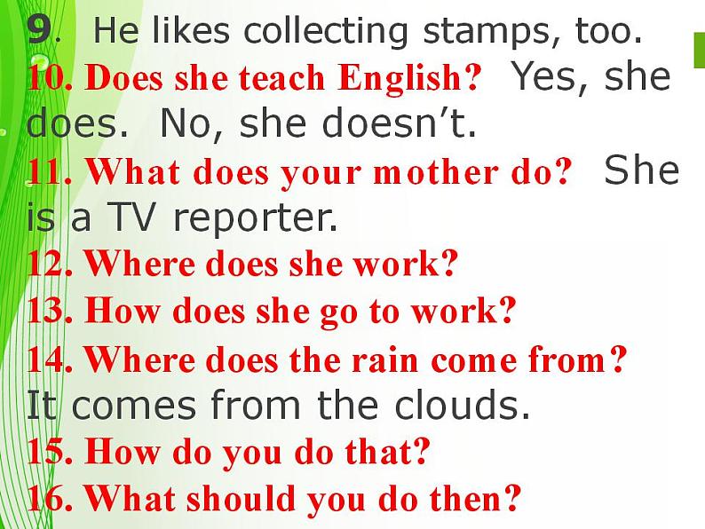 小学英语毕业总复习【第16讲】句型篇2ppt课件04