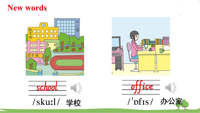 沪教英語4年級上冊 Module 3 Unit 7 At school PPT课件08