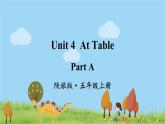 陕旅英語5年級上冊 Unit 4 Part A PPT课件