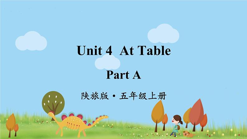 陕旅英語5年級上冊 Unit 4 Part A PPT课件01