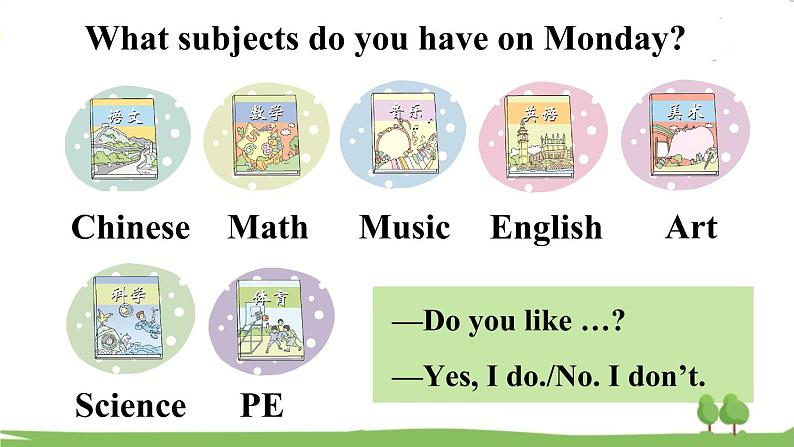 陕旅版英语4年级上册 Revision 2 PPT课件05