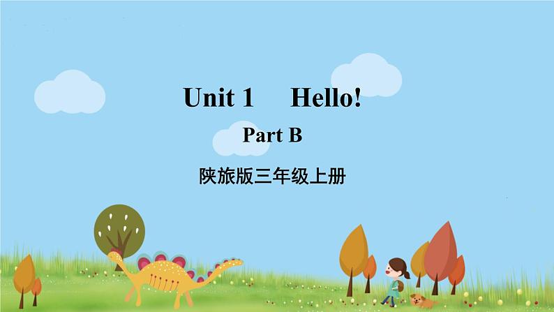 陕旅英語3年級上冊 Unit 1 Part B PPT课件01