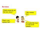 六年級下冊英語課件-Unit 3-Lesson 15 Jenny's Summer Holiday  冀教版（三起）(共14張PPT)