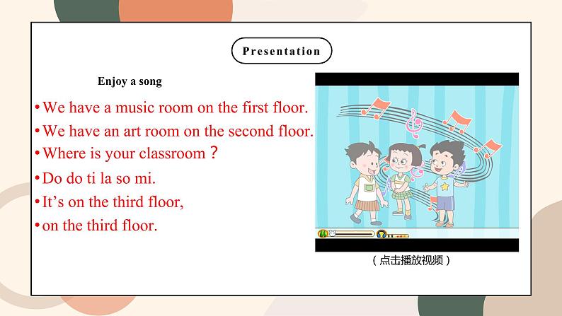 鲁科版五四制4上英语《School Life》Unit 1 Lesson 3We sing here.课件+教案04