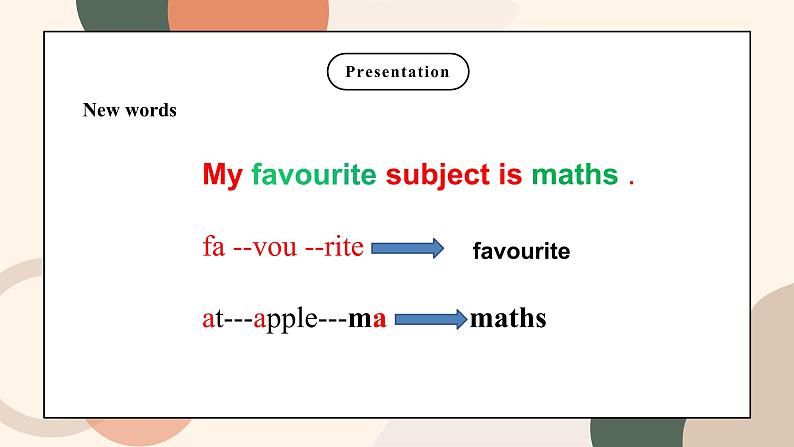 鲁科版五四制4上英语《School Life》Unit 1 Lesson 2 What's your favourite subject.课件+教案07