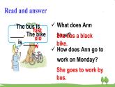 冀教4年級(jí)英語(yǔ)上冊(cè) Reading for Fun  The Black Bike PPT課件
