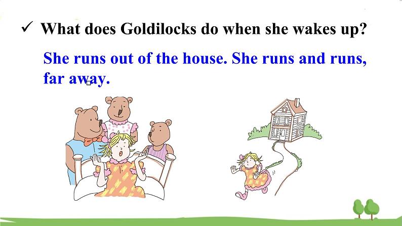 冀教4年級英語上冊 Reading for Fun  Goldilocks and the Three Bears PPT课件08