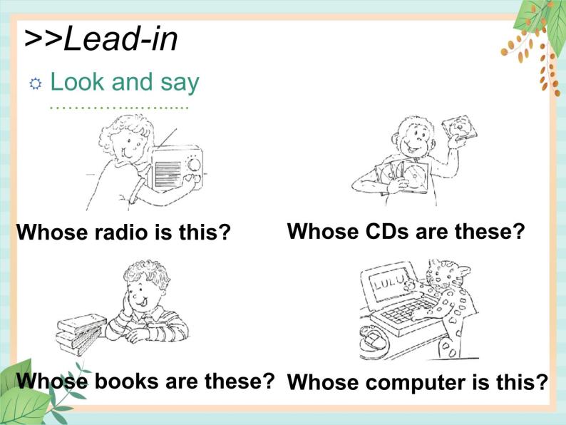 北师大三起四上英语 Unit 3Lesson5_Get_It_Right教学课件03