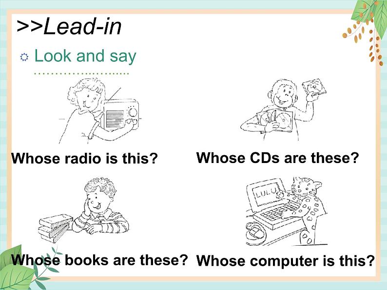 北师大三起四上英语 Unit 3Lesson5_Get_It_Right教学课件03