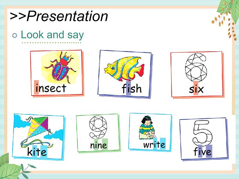 北师大三起四上英语 Unit 3Lesson5_Get_It_Right教学课件05