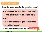 冀教6年級英語上冊 Reading for Fun The Story of Santa PPT课件
