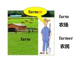 三年级下册英语课件 Unjt 1 Lesson 1  On the Farm 冀教版(共13张PPT)
