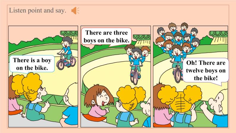 Module7 Unit2 There are twelve boys on the bikes.课件+教案06