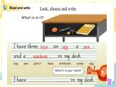 第二單元第六課時(shí)Part C(Read and write&Let's check&Story time)課件+教案+習(xí)題