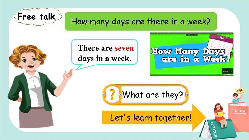 Unit 2 My week PA Let's learn PA Let's learn 课件PPT+教案03