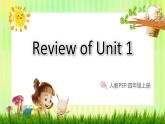 人教版（新）英语四年级上册 Review of Unit 1 课件