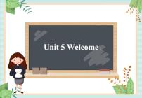 英语二年级上册Unit 5 Welcome图片课件ppt