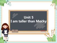 小学英语北师大版 (一年级起点)五年级上册Unit 5 Ann is taller than Mocky背景图课件ppt