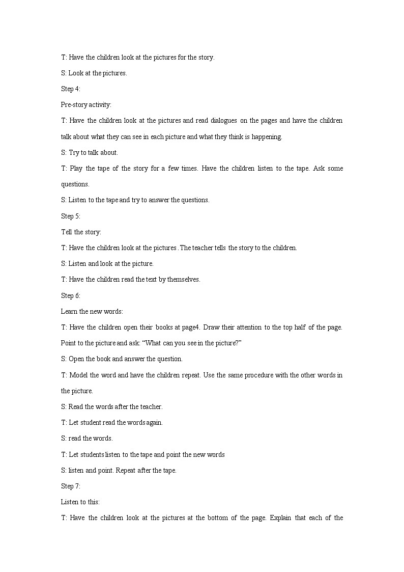 北师大一起英语6上Unit 1 Meeting the BINGO Kids 教案第2页