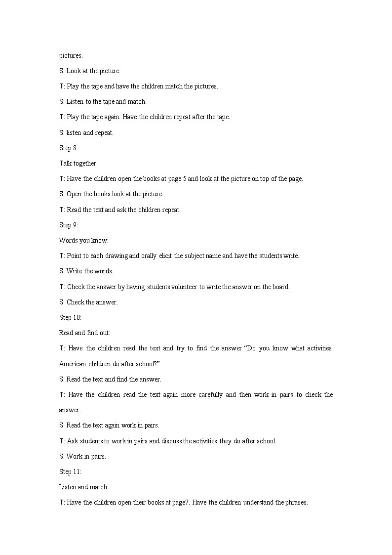 北师大一起英语6上Unit 1 Meeting the BINGO Kids 教案第3页