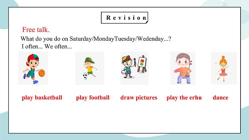 鲁科版五四制四上英语《Days of the week》Unit 3 Lesson 4 Again,please .课件+教案04