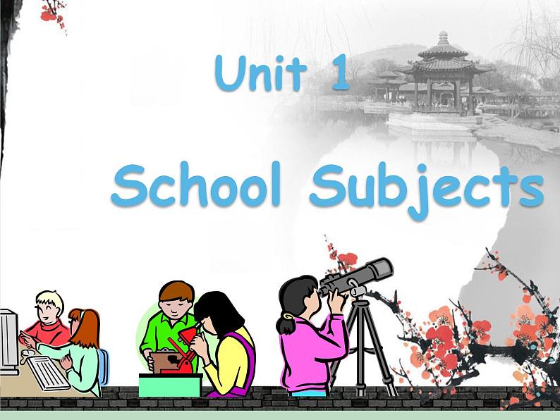 【广东开心英语】四年级英语上册Unit 1 School Subjects 课件+素材01