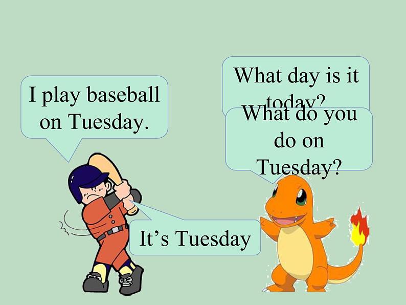 【广东开心英语】四年级英语上册Unit 3 My Week课件+素材04