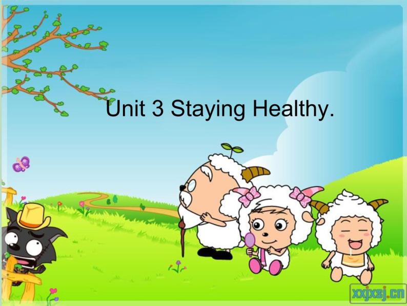 广东版开心学英语六上Unit 3《Staying Healthy》课件01
