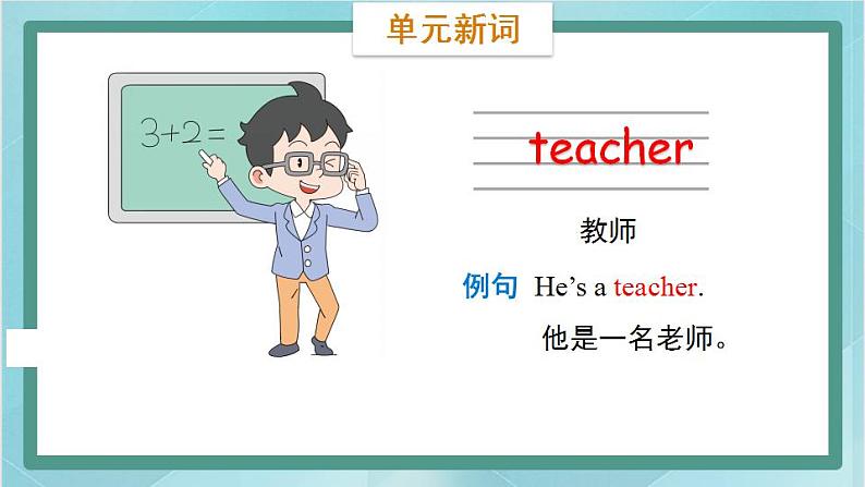 鲁科版五四制3上英语Unit 3 Family Lesson 3  She’s a doctor(课件）08