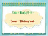 鲁科版五四制3上英语Unit 4 Body Lesson 1 This is my head（课件）