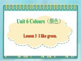 鲁科版五四制3上英语Unit 6 Colours Lesson 3  I like green(课件）