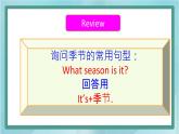 鲁科版五四制4上英语Unit 4 Seasons Lesson 2 It’s warm in spring(课件）