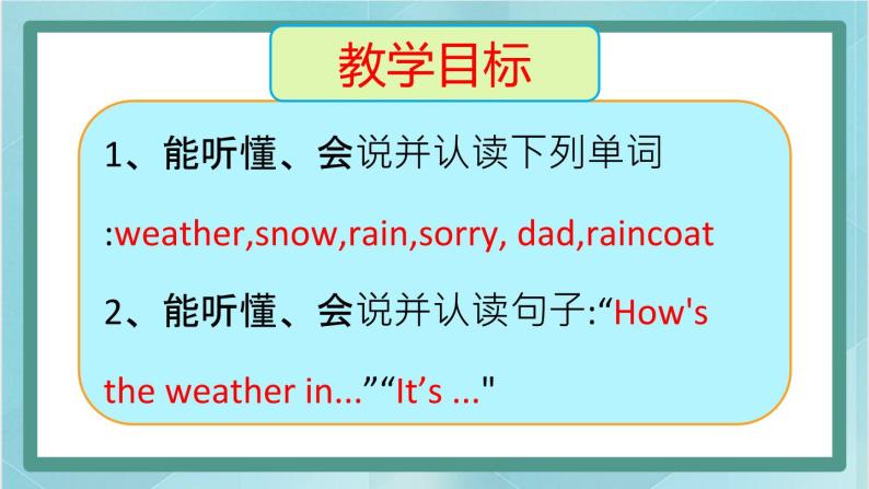 鲁科版五四制4上英语Unit 5 Weather Lesson 2 It’s snowing(课件）03