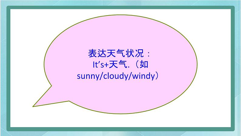 鲁科版五四制4上英语Unit 5 Weather Lesson 4 Again, please(课件）第3页