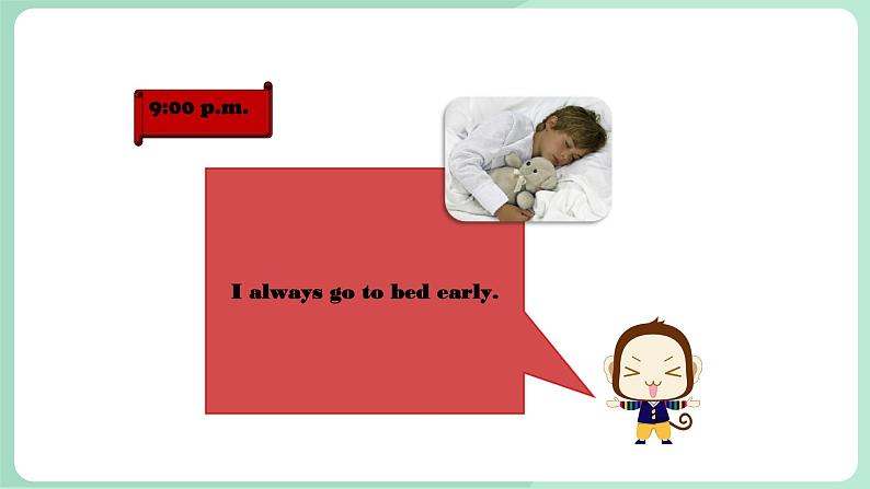 清华大学版小学英语 三年级上册 -unit 4 good habits lesson 22 课件07