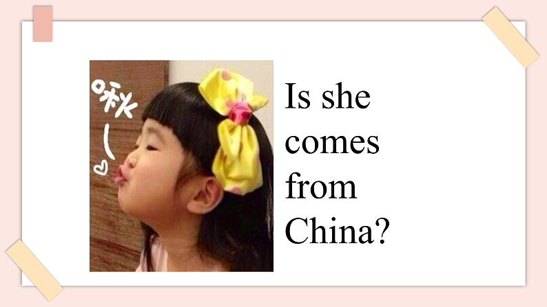 清华大学版小学英语 六年级上册 -unit 1 come meet our friends lesson 5 课件05