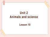 清华大学版小学英语 六年级上册 -unit 2 animals and science  lesson 10 课件