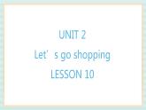 清华大学版小学英语 五年级上册 -unit 2 let's go shopping lesson 10 课件