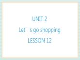 清华大学版小学英语 五年级上册 -unit 2 let's go shopping lesson 12 课件