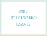 清华大学版小学英语 五年级上册 -unit 3 little ellen's diary lesson 18 课件